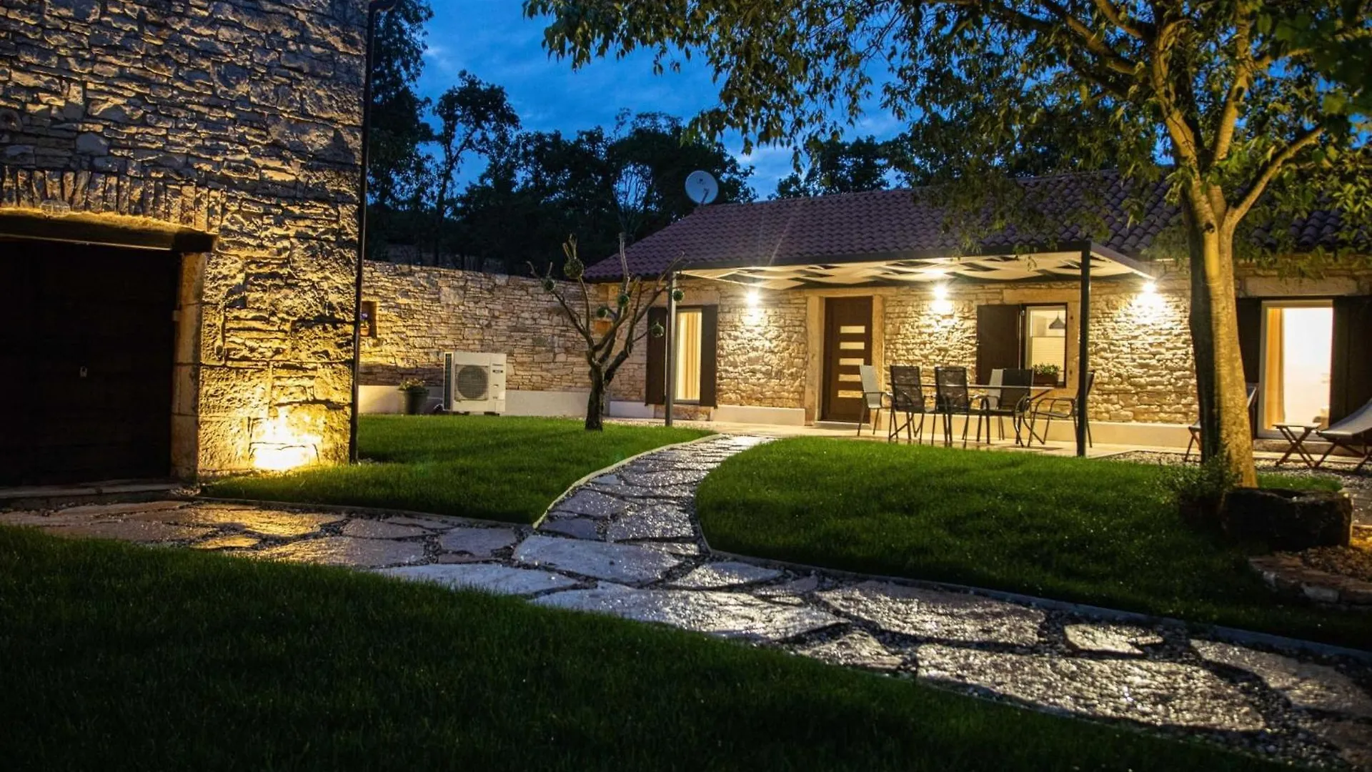 The Poolside Stone House In Bale Villa
