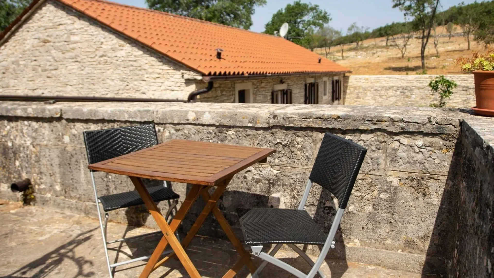The Poolside Stone House In Bale Villa